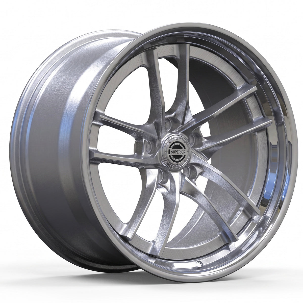 Superior Forged A90 MK5 Supra 2020 Style multi-piece wheel, three-quarter view