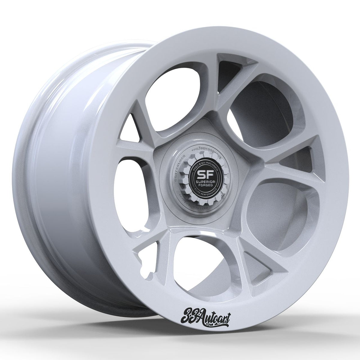Superior Forged ANG-33 Monoblock wheel — three-quarter view