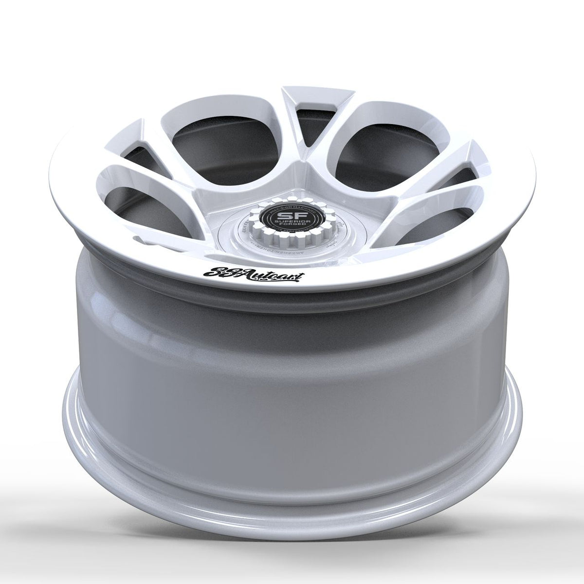 Superior Forged ANG-33 Monoblock wheel — barrel view