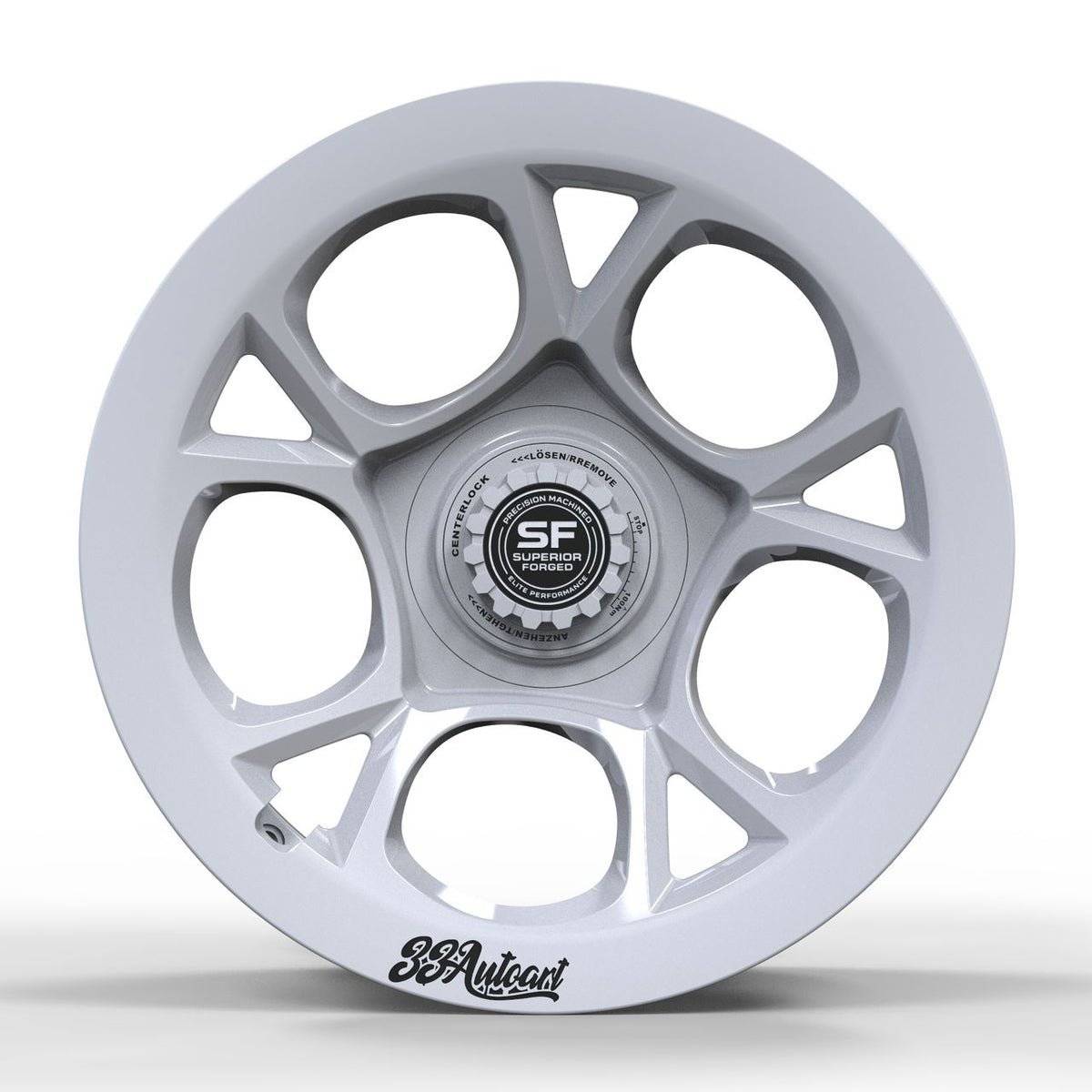 Superior Forged ANG-33 Monoblock wheel — front view