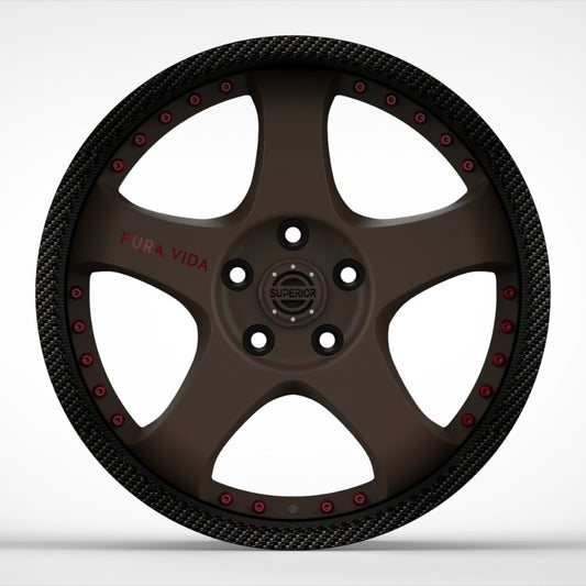 Superior Forged GT-5.SR ELMT6 Multipiece wheel — front view