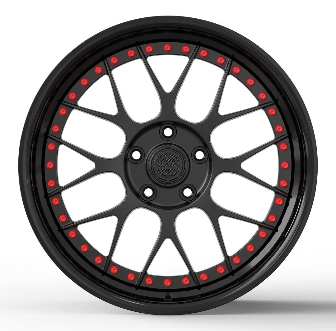 Superior Forged RS-17 Multipiece wheel — front view