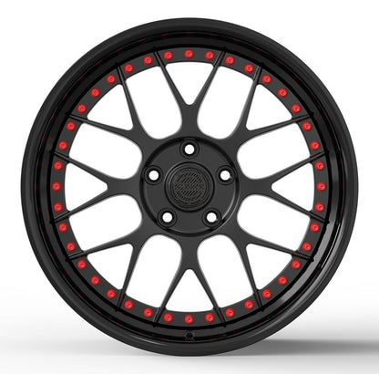 Superior Forged RS-17 Multipiece wheel — front view