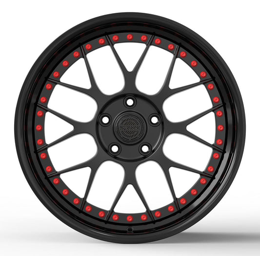 Superior Forged RS-17 Multipiece wheel — front view