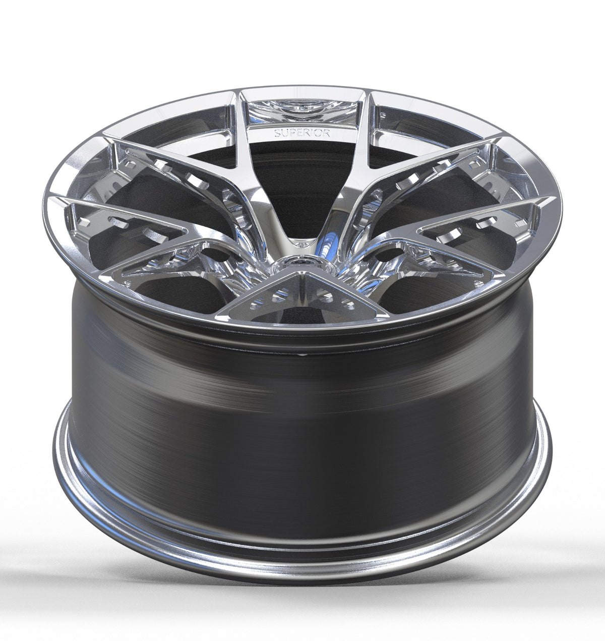 Superior Forged RS-18 UltraLight Monoblock wheel — barrel view