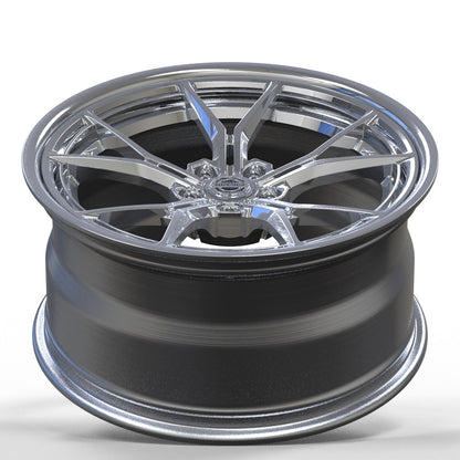 Superior Forged RS-19 Aero 2-Piece wheel — barrel view