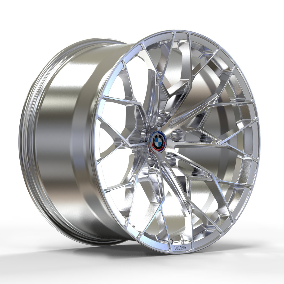 Superior Forged RS-22 Monoblock wheel — three-quarter view
