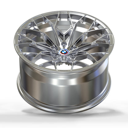 Superior Forged RS-22 Monoblock wheel — barrel view