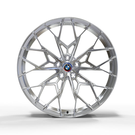 Superior Forged RS-22 Monoblock wheel — front view